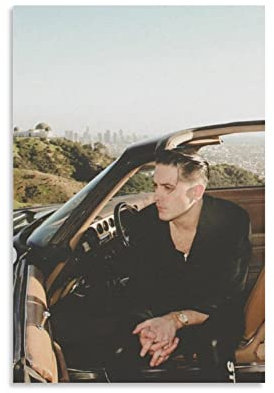 HANYING G-Eazy Rapper Kunstposter Poster Kunstdruck Wand Foto Farbe Poster Hängendes Bild Familie Dekor 20 x 30 cm