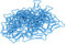 Knochen-Büroklammern, 50 Stück Knochen + Büroklammern, Hundeknochen-Büroklammern, Blaue Büroklammern in Knochenform, Schöne Farbe, Rutschfeste, Tragbare Büro-Büroklammern,