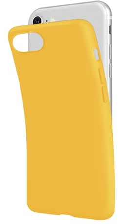 SBS iPhone SE 2022/SE 2020/8/7 Gelb Blonde Pantone 127C Hülle Weich Flexibel Kratzfest Dünn Bequem Tasche Hülle Kompatibel mit Wireless Charging