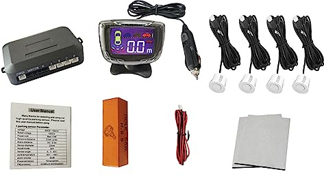 KACEPAR DC 12 V trådlös omvänd radarsensor kit för bil med detektionsavstånd: 0,3 ~ 2,0 m/11,8–200 cm