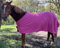 Brama-West Abschwitzdecke Pferd Pferdedecke - Basic Fleecedecke - Atmungsaktiv - Pink, Gr. 145