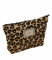 Trousse de Maquillage Portable de Voyage pour Femme, Léopard, Marron, Tendance et décontracté