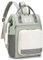 BAGROUPS Wickeltasche Rucksack Großer Wickelrucksack mit Multifunktions Reiserucksack Handgepäck Flugzeug 40x30x20 cm Wizzair Travel Backpack Carry On Luggage Diaper Bag für Mama & Papa Unterwegs Grün