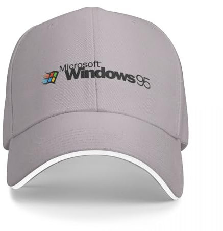 AIETPOIJ Basecap Windows 95 Logo Kappe Baseball Kappe Kappe männlichen Winter Hut für männer Frauen