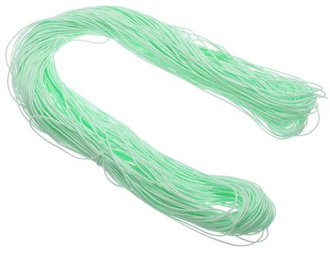 sourcing map 1mm Waxed Cord 109 Yard Waxed Polyester Cord Mint Green Wax String for Bracelet Making Necklaces Beading Jewelry Making and DIY Crafts
