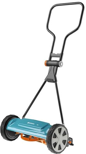 Gardena Classic rasaerba a cilindro 400, rasaerba manuale con larghezza di lavoro di 40 cm per prati fino a 200 m², rullo di lama in acciaio di qualità, tecnologia di taglio senza contatto (4018-20)