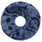 irisaa Damen Schal, Loop Schlauchschal leichter mit Totenkopf Muster, Halstuch Rundschal Loopschal für Frühling Herbst Ganzjährig, Schals Farbe 2019:Blau