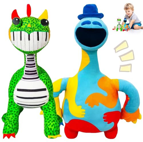 Smiling Critters Plush Toys, 2 Stück Smiling Critters Plüschtier, Critters Chapter 4 Plüschtier, Smiling Critters CatNap Plush, Smiling Horror Monster Plush, für Kinder und Erwachsene