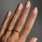 KQueenest Lot de 24 faux ongles courts en acrylique à coller, en acrylique, couleur unie, en forme d'amande, en gel brillant, pour femmes, adaptés à un usage quotidien