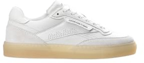 Copenhagen CPH90/LEM/WCR White/Cream In weiß-creme.Niedrige Sneaker aus einem Leder-Mix.Retro-Silhouette.Kontrastierende Elemente mit gestickten Details und perforierten Mustern.Gepolsterte Ferse