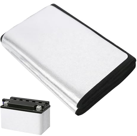 Batterie Isolationsset Auto 0.3CM, Autobatterie Schutzhülle Isolierfolie Dämmfolie mit Kälteschutz & Hitzeschutz, Zuschneidbar Heizkörper Reflexionsfolie mit Isolierung Selbstklebend für LKW Wohnmobil