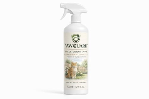 Wilson inc Paw Guard Cat Repellent Spray – Natural, Safe & Humane Cat Deterrent for Home and Garden (500ml)