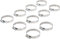 Bgs tubo morsetto, 40 X 60 mm, in acciaio inox, 10 pezzi, 1 pezzi, 8095 – 40 X 60.