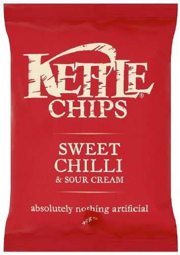 Kettle Chips Sweet Chilli Crisps 40 g (Pack of 18)