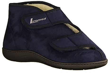 LIROMED 477-3086 Marine (blau) - Herrenschuhe Prophylaxe Diabetiker, Blau