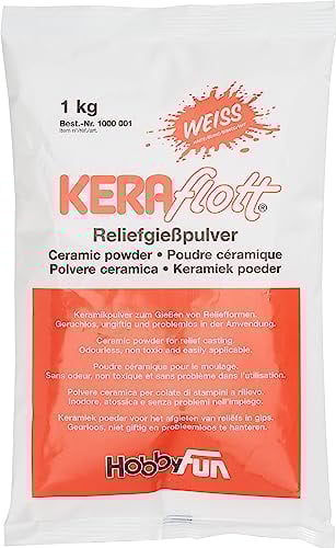 Hobbyfun Relief Gies dimensioni bianco 1 kg (Fine e bianco).