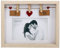Cadre en bois avec pinces à linge pour photo de 15 x 10 cm - I Love You