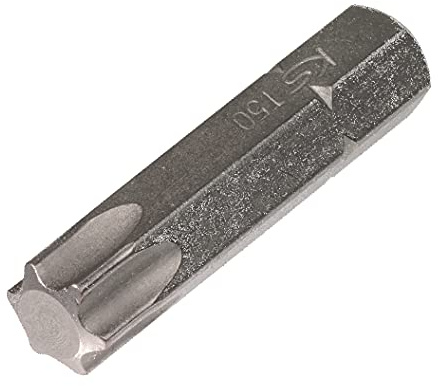 KS Tools 911.1004 Bits 36 mm für Torx40, satiniertes Chrom | TORX® Schlagschrauber-Bit, T40, Chrom-Vanadium, präzises Eindrehen