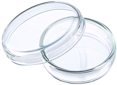 Neolab 2130 Boîtes de Petri en verre 40 mm x 12 mm., Lot de 5