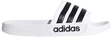 adidas Men's Adilette Shower Slides White/Core Black/White 4