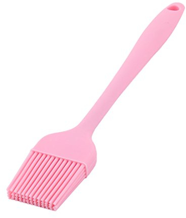 sourcingmap Brosse Pinceau pour Barbecue Pâtisserie Crème Beurre en Silicone Boulangerie outil de cuisson Rose