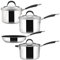 Circulon 61300 Momentum Saucepan and Frying Pan, Stainless Steel, Set of 4