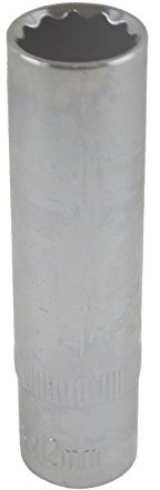 12mm 3/8 Drive Double Deep Metric Socket Double Hex / 12 Sided