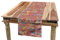 ABAKUHAUS asiatisch Tischläufer, Bunte Kunst, Esszimmer Küche Rechteckiger Dekorativer Tischläufer, 40 x 180 cm, Pink Rot