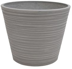 milani home Vaso per Piante da Esterno Interno di Design in Fibra Sintetica Resistente