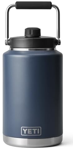 YETI Rambler, Vacuum Insulated Stainless Steel Jug with Magcap, 1G (3.8l) (Navy)