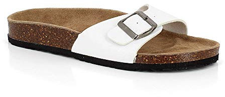 Nu-pieds pour Femme NATTA, Blanc, Taille 38