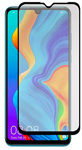 Todotumovil Protector de Pantalla Huawei P30 Lite New Edition Negro Curvo Completo 3D de Cristal Templado Vidrio 9H para movil