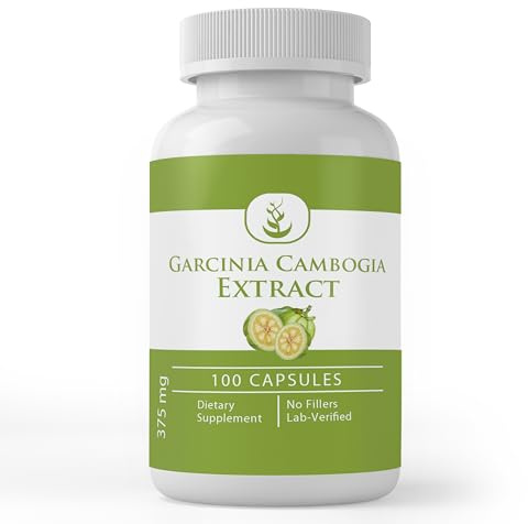 PURE ORIGINAL INGREDIENTS Garcinia Cambogia, (100 Capsules) Always Pure, No Additives Or Fillers, Lab Verified