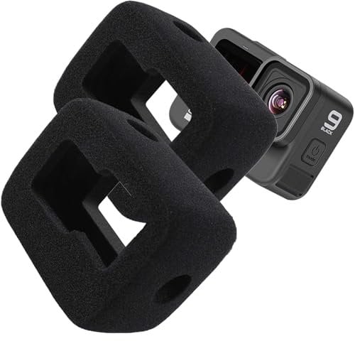 Hero 12/11/10/9 Schaumstoff-Windschutzscheiben-Hülle – Windschutzscheiben- und Windschutzscheiben-Abdeckung, Video-Rauschunterdrückungszubehör