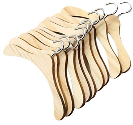 Colcolo Puppenhaus Holz Kleiderbügel für SD1 / 4 SD1 / 6 BJD Puppenfigur Spielzeug, Holz, 15cm