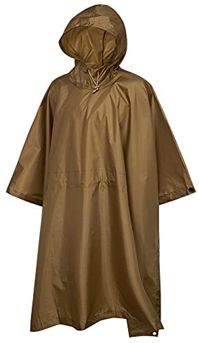 Brandit Ripstop Poncho, Farbe: camel, Größe: OS