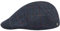 Sterkowski Ivy Five Gatsby Mütze | Harris Tweed Baskenmütze | Schiebermütze Herren Tweed Winter Irische Mütze Flatcap 57 cm Blau/Rot