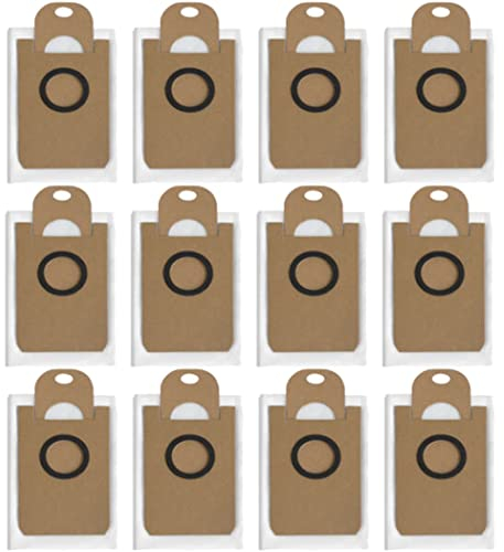 Odashen 12 Stück Staubbeutel Ersatz für Proscenic M7 Pro M7 MAX M8 Uoni V980MAX HONITURE Q6 Kyvol Cybovac S31 für Ultenic T10 Staubsauger für airrobo t10+