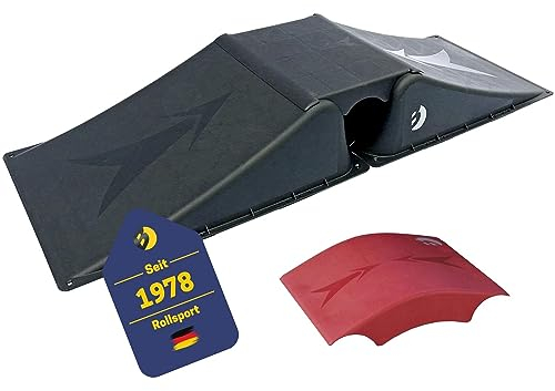 Best Sporting Unisex Jugend Set Rampe 2 + 2, Schwarz/Rot, One Size