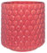 Nordring Vaso Dotty - per Fiori da Interno e Piante da Interno, Piante grasse, Cactus, Orchidee M (12,5 cm ø), Rosso, Ceramica Gres