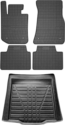 Fußmatten & Kofferraumwanne Set für BMW 3er G20 2018-2025 Gummi TPE Schwarz 5X