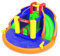 Bounceland inflatable Bouncy Castle with Blower - Dual Slide Castle Waterpark - Inflates in Minutes with Easy Setup, Storage Bag and Ground Stakes Included