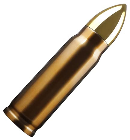 Goetland 304 Stainless Steel 17.6 oz Bullet Water Bottle Bullet Tumbler Cup Vacuum Insulated Tumbler Travel Mug Flask No Logo Dark Copper