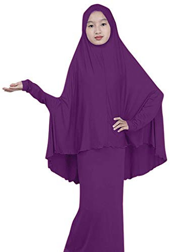 Gebetskleidung Frauen Abaya Muslim Damen Jilbab Hijab Kleid Zweiteiliges Kaftan Muslimische Kleider Ramadan Maxikleider Namaz Elbisesi Islamische Kleidung Naher Osten Dubai Türkei Maxi Einteiliges