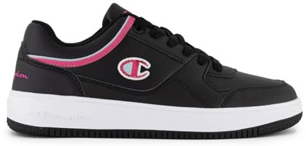 Champion Legacy - RD18 Low W Sneakers, Nero/Fucsia (KK004), 38.5 Donna SS24