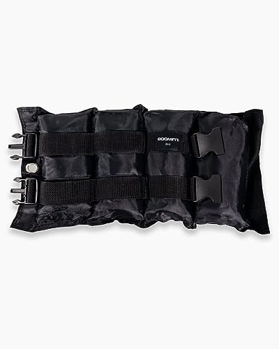 BOOMFIT Lests Chevilles 5kg (2x5kg) | Poids Cheville Musculation Fitness Domicile | Bracelet Lesté Réglable Jambes Poignets | Idéal Marche, Pilates Rééducation | Confortable et Résistant