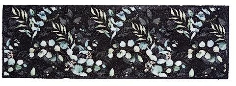 Astra Flauschige Sauberlaufmatte weich - Pure & Soft - Eukalyptus 50 x 150 cm - Waschbarer Küchenteppich innen - Türmatte strapazierfähig - Teppich läufer