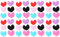 FRCOLOR Farbige Aufkleber 48 Stück -Clips Make-Up-Haarspangen Friseurzubehör Workout-Haarhalter Glitzernde Aufkleber -Haarspangen Trendige Aufkleber Friseur-Haarhalter Haarfransen-Greifer