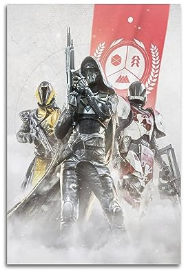 VZRSQZK Videospiel Destiny 2 Poster, dekoratives Gemälde, Leinwand, Wandposter und Kunstdruck, modernes Familienschlafzimmer-Dekor-Poster, 20 x 30 cm