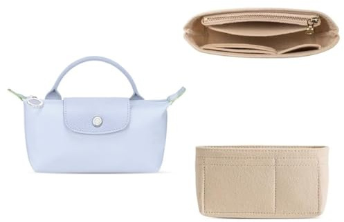 jiesinlov Geldbörsen-Organizer-Einsatz für Handtaschen, Filztaschen-Organizer, geeignet für Le Pliage Mini (Filz-Mini)